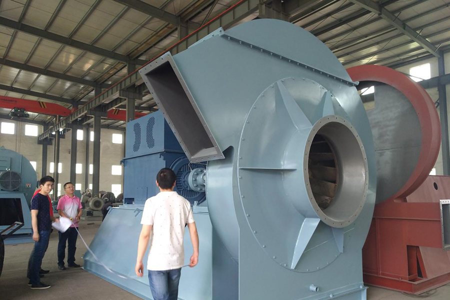 Industria protectiei mediului - sistem de tratare a deseurilor solide si lichide in cuptor rotativ Ventilator de gaze arse