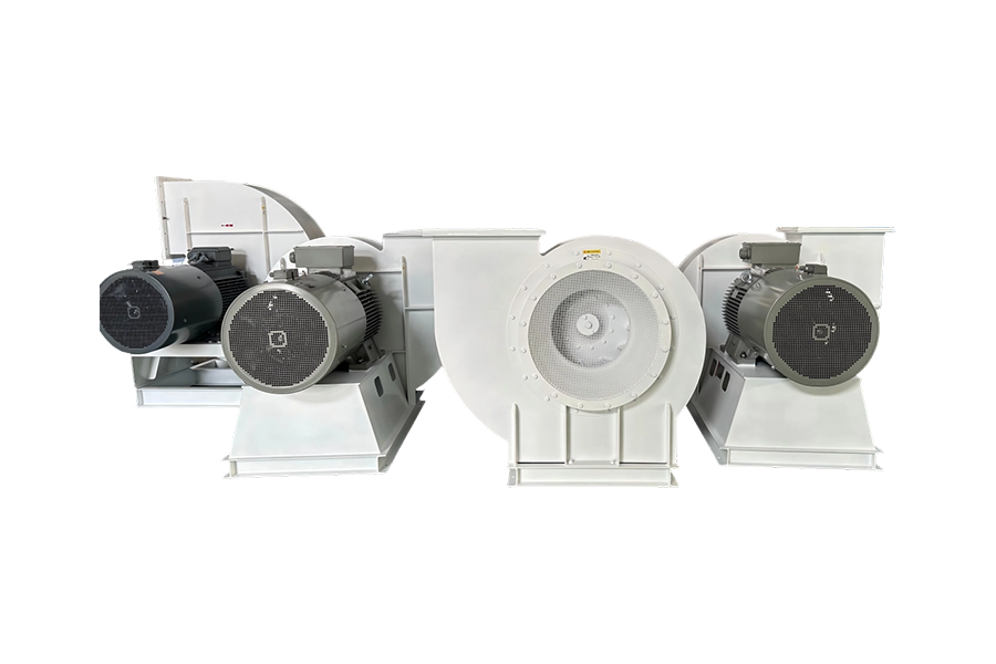 Industria protectiei mediului - sistem de tratare a deseurilor solide si lichide in cuptor rotativ Ventilator de alimentare cu oxigen