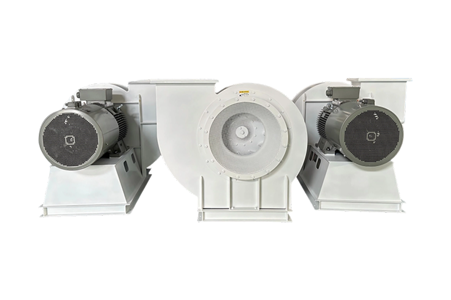 Industria protectiei mediului - sistem de tratare a deseurilor solide si lichide in cuptor rotativ Ventilator tertiar